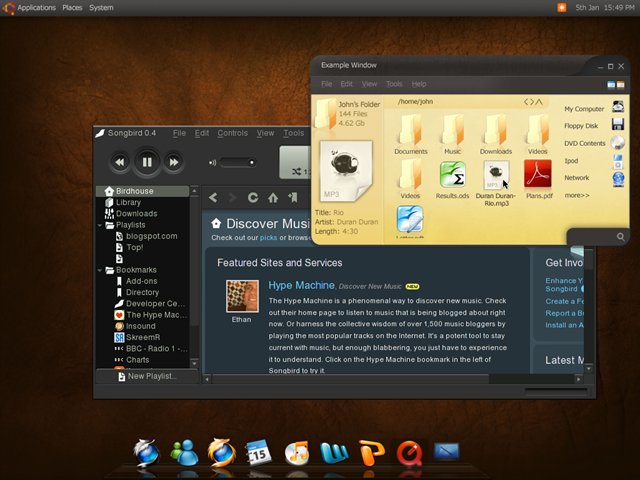 Расширение user theme не включено ubuntu